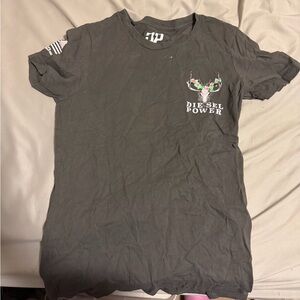 Diesel Power Women's Gray Short Sleeve Tee